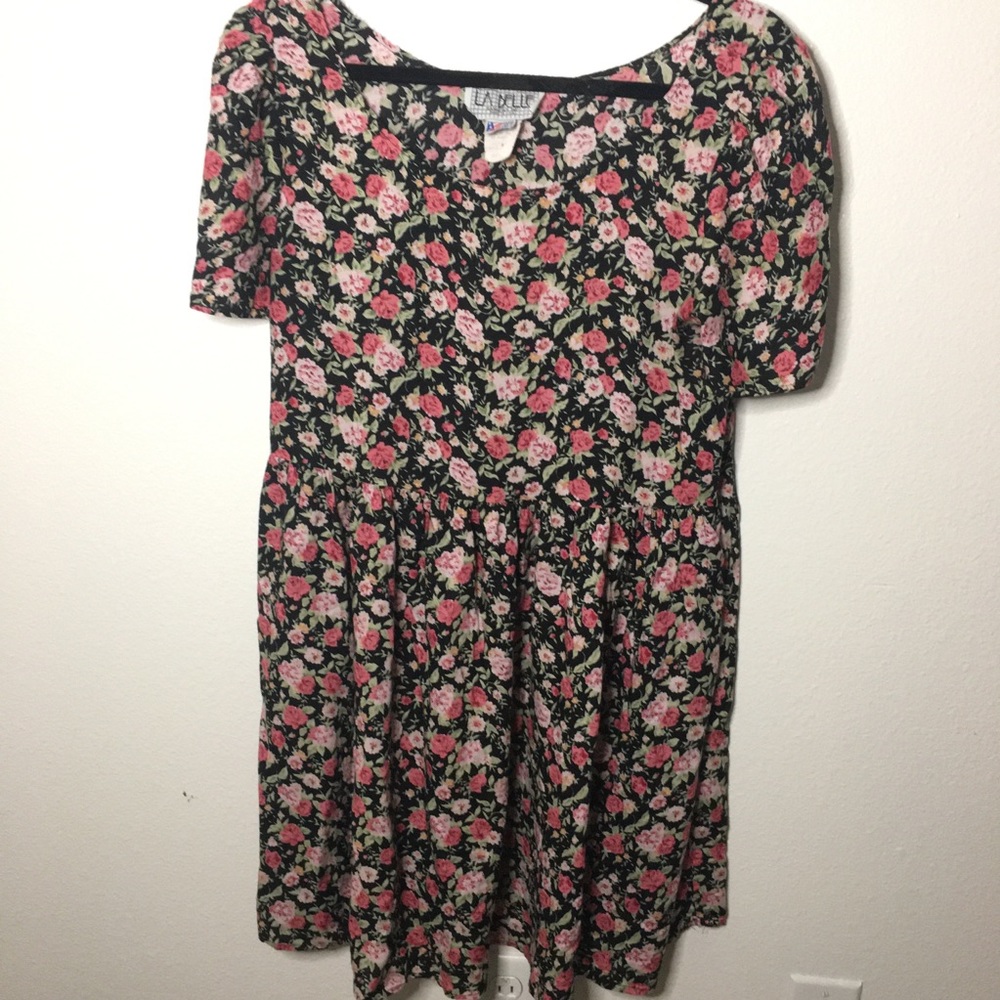 Vintage La Belle Fashions Inc Babydoll Dress